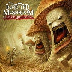 Постер с диска.  Infected Mushroom   Army Of Mushrooms   2012 cover